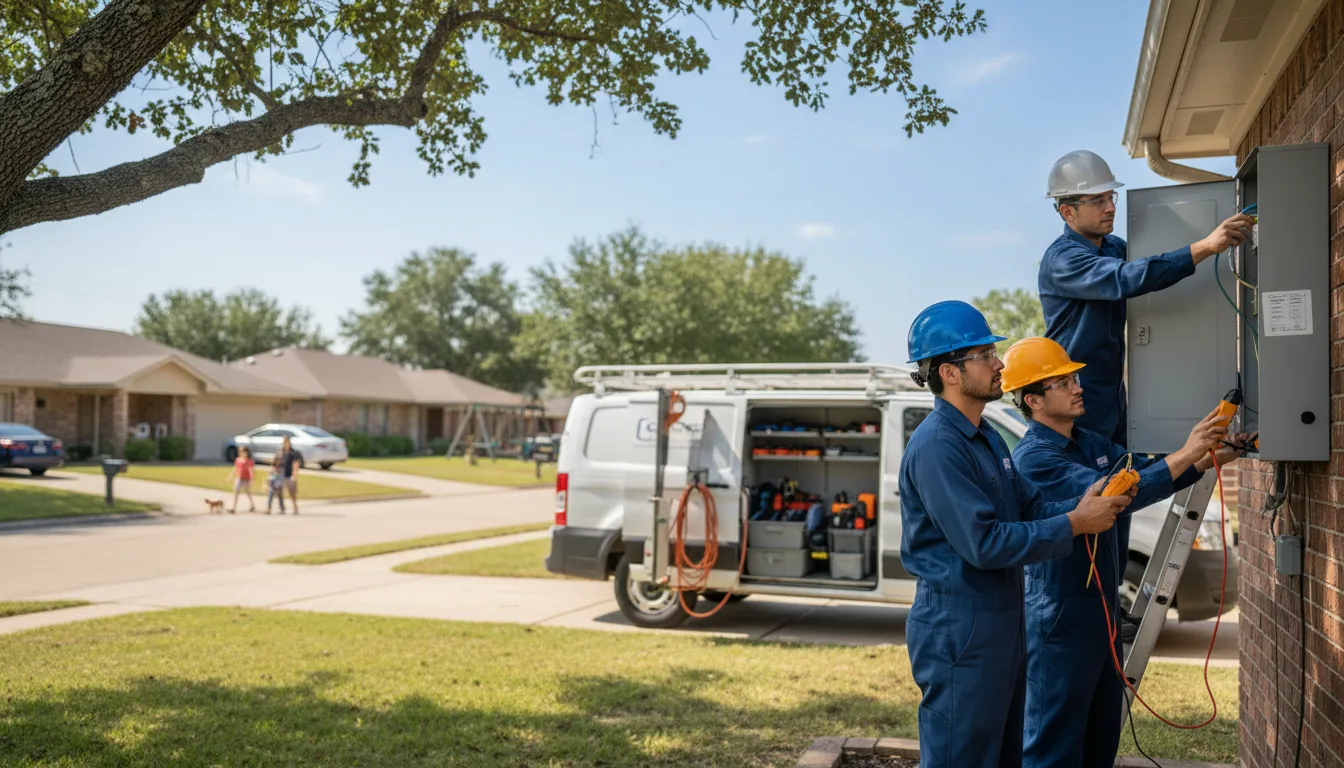 Certified electrician providing emergency electrical services in Eleroy, IL